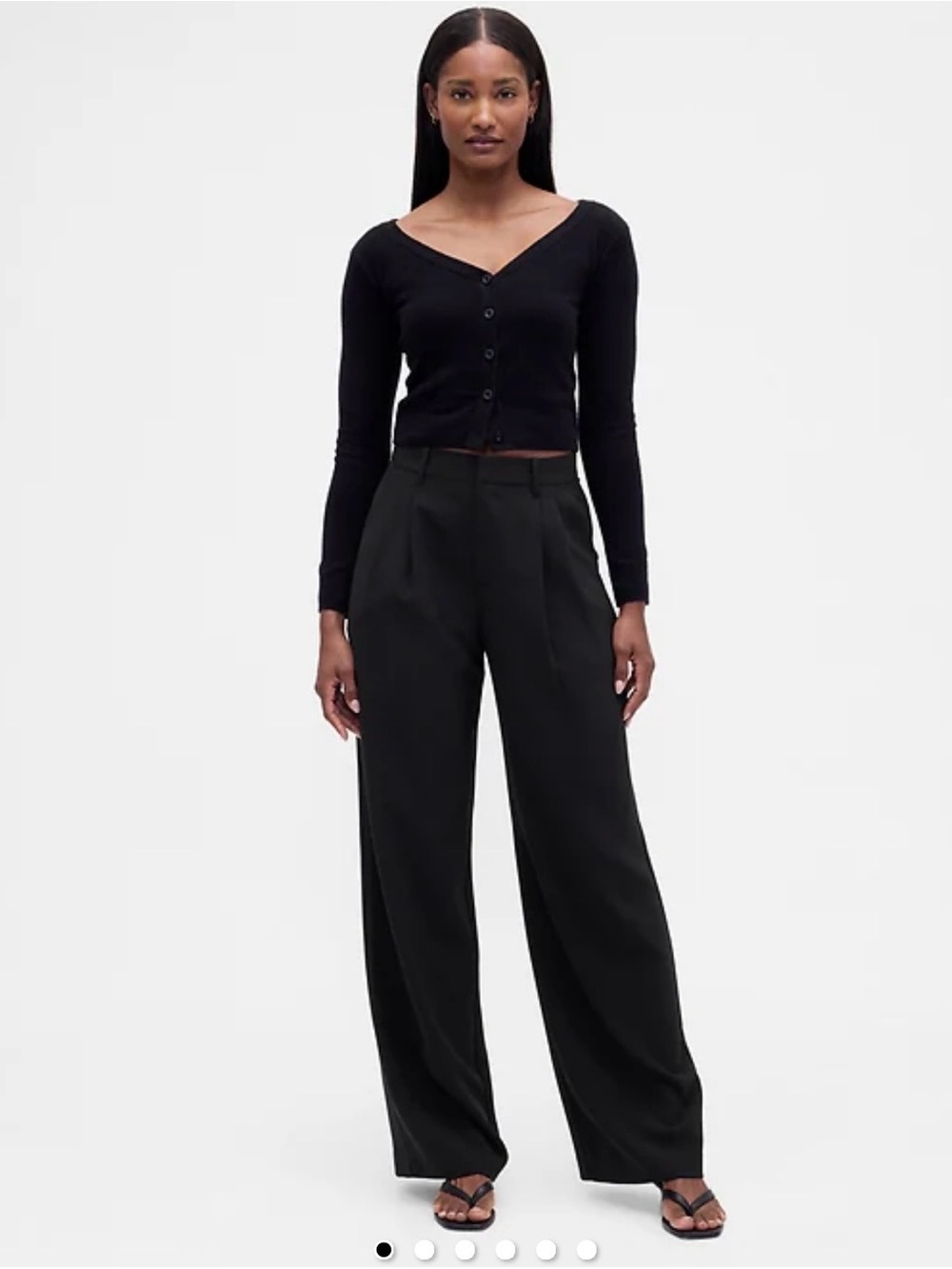 NWOT Gap Curvy 365 high rise pleated trousers